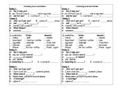 English worksheet: FOOD EXERCISES