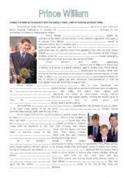 English Worksheet: Prince William