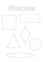 English worksheet: Shapes