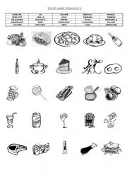 English Worksheet: FOOD AND DRINKS (PART 2/3)