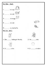 English worksheet: Revision