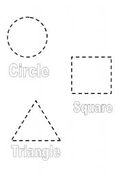 English Worksheet: Shapes