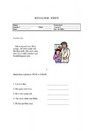 English Worksheet: Leo