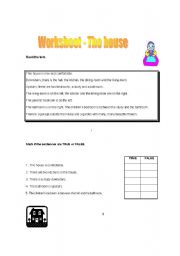 Worksheet - The house