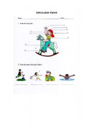 English worksheet: English Test