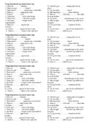 English Worksheet: Some and any