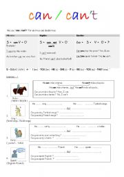 English Worksheet: Ability / Disability