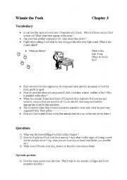 English worksheet: winnie the pooh