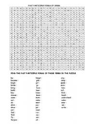 English Worksheet: puzzle