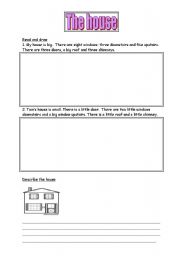 English worksheet: the house 