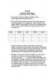 English Worksheet: Crash!
