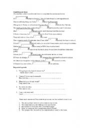 English worksheet: conditionals