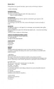 English Worksheet: WRITINGS