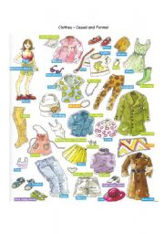 English Worksheet: Clothes1
