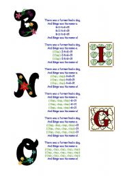 English Worksheet: kids songs