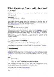 Understanding clauses