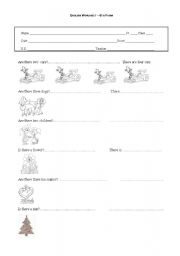 English Worksheet: There to be