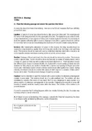 English worksheet: english worksheet