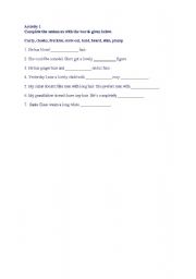 English worksheet: APPEARANCE