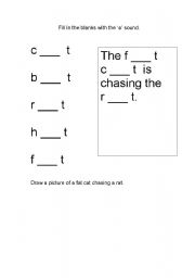 English worksheet: a sound worksheet