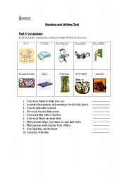 English Worksheet: Cambridge Exams for young Learners MOVERS