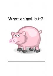 English worksheet: Pig