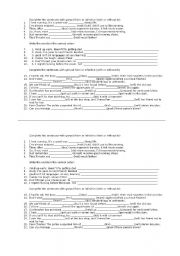 English Worksheet: Gerund and infinitive - double exercise