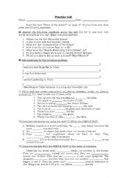 English worksheet: Practice test