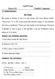 English Worksheet: Revision