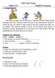 English Worksheet: Test