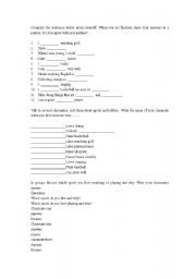 English Worksheet: sport