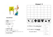 English Worksheet: Directions