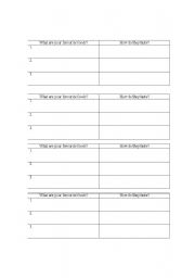 English Worksheet: Favourite Foods