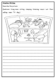 english creative writing worksheets for grade 5