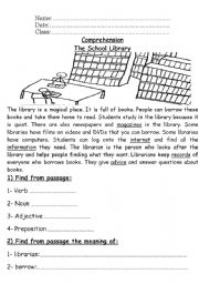 English Worksheet: Comprehension