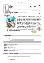 English Worksheet: Past Simple - irregular verbs