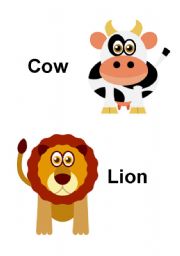 English Worksheet: Animals