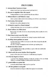list of proverbs
