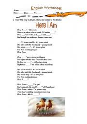 Here I am by Bryan Adams