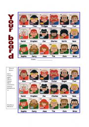 Dårlig faktor spænding hensynsfuld Guess who board game - ESL worksheet by portugal