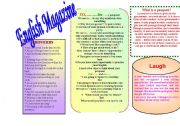 English Worksheet: English magazne