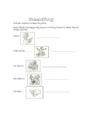 English Worksheet: present progressive