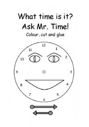 What time is it? Ask Mr. Time!