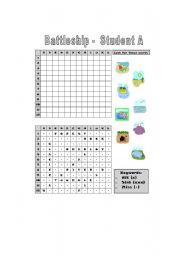 English Worksheet: Battleship - Nature