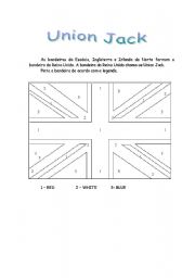 English Worksheet: union jack