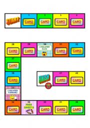 English Worksheet: CONDITIONALS 1 AND 2 BOARDGAME