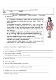 English Worksheet: Test