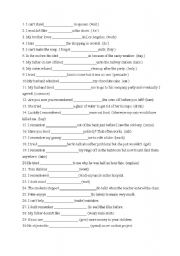 English Worksheet: Gerund or Infinitive