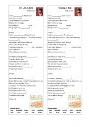 English Worksheet: Nelly Furtado - 