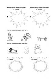 English Worksheet: sounds